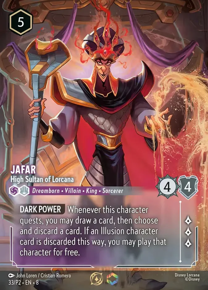 Jafar - High Sultan of Lorcana 「P2-33」「EN」