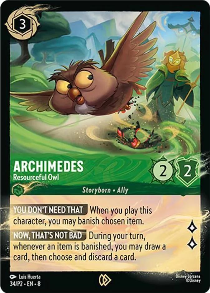 Archimedes - Resourceful Owl 「P2-34」「EN」