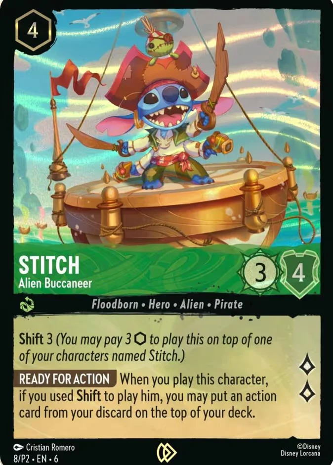 Stitch - Alien Buccaneer 「P2-8」「EN」