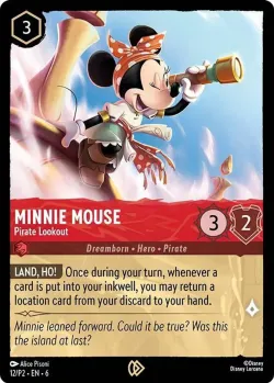 Minnie Mouse - Pirate Lookout 「P2-12」「EN」