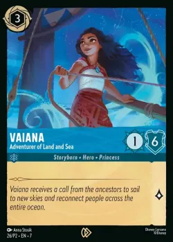 Moana - Adventurer of Land and Sea 「P2-26」「EN」