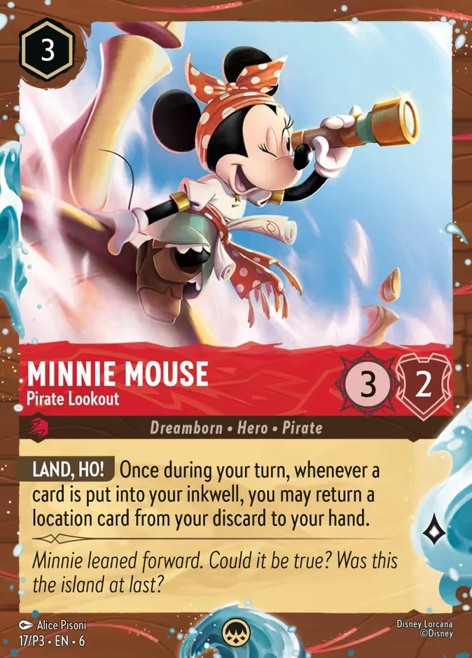 Minnie Mouse - Pirate Lookout 「P3-17」「EN」