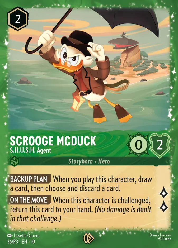 Scrooge McDuck - S.H.U.S.H. Agent 「P3-36」「EN」