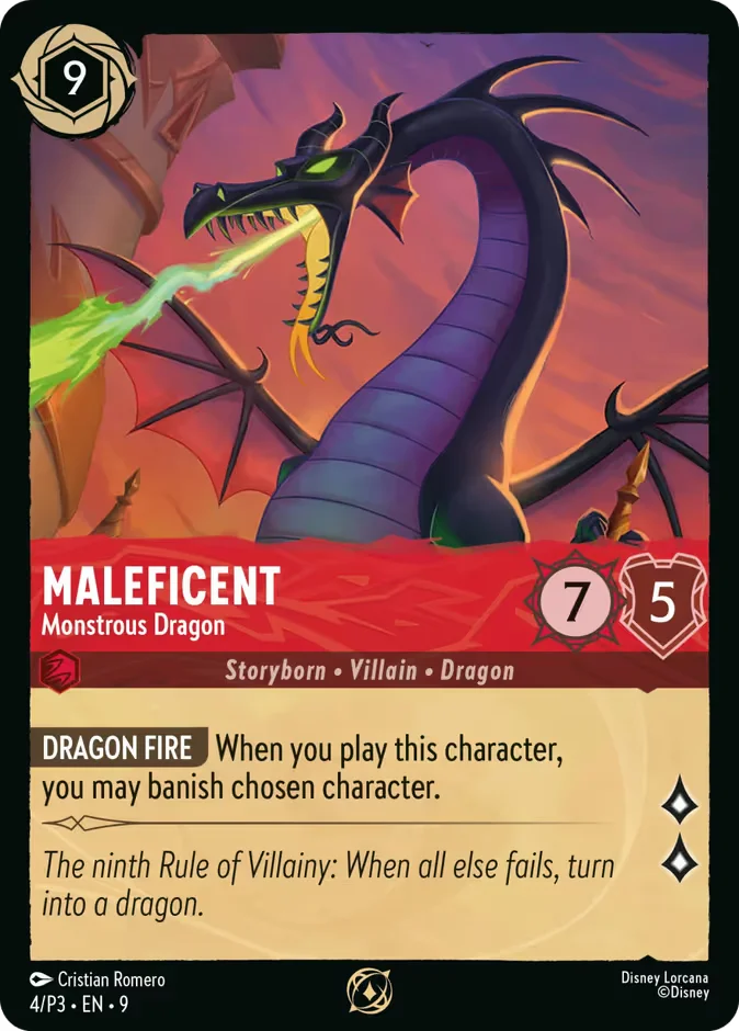 Maleficent - Monstrous Dragon 「P3-4」「EN」