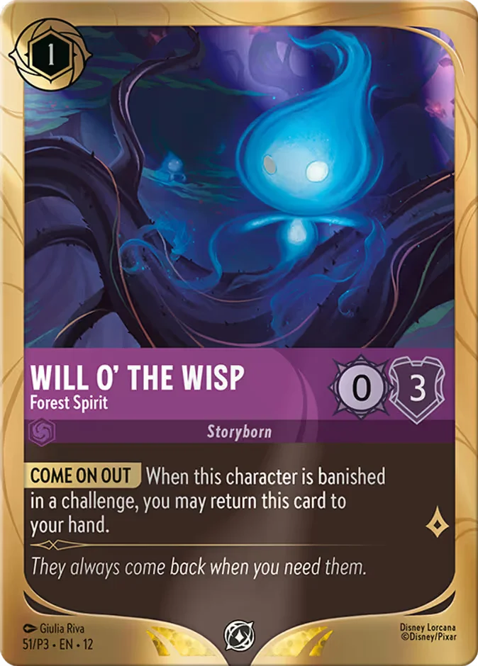 Will o' the Wisp - Forest Spirit 「P3-51」「EN」