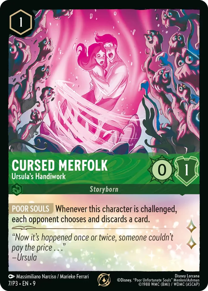 Cursed Merfolk - Ursula's Handiwork 「P3-7」「EN」