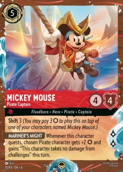 Mickey Mouse - Pirate Captain 「P3-13」「EN」