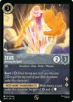 Zeus - Missing His Spark 「P3-18」「EN」