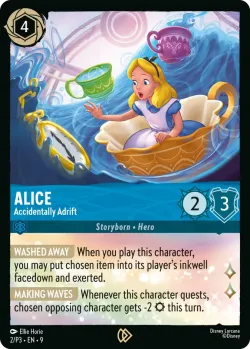 Alice - Accidentally Adrift #2 · Disney Lorcana