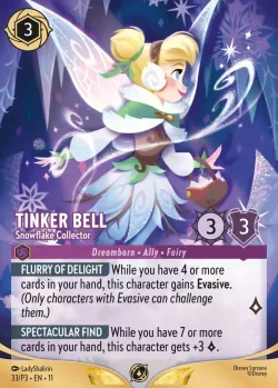 Tinker Bell - Snowflake Collector 「P3-33」「EN」