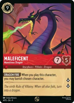 Maleficent - Monstrous Dragon 「P3-4」「EN」
