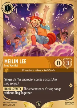 Meilin Lee - Lead Vocalist #10 · Disney Lorcana