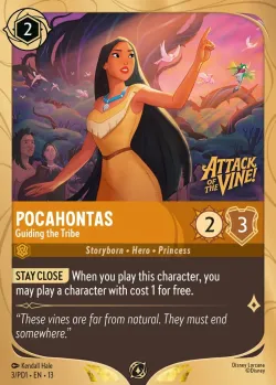 Pocahontas - Guiding the Tribe 「PD1-3」「EN」