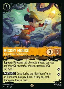Mickey Mouse - Rescued from the Entrance #1 · Disney Lorcana
