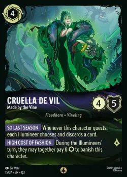 Cruella De Vil - Made by the Vine #15 · Disney Lorcana