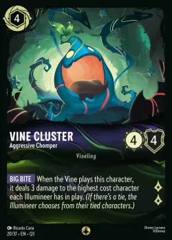 Vine Cluster - Aggressive Chomper #20 · Disney Lorcana