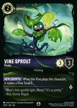Vine Sprout - Flicker #21 · Disney Lorcana