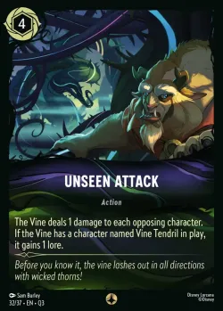 Unseen Attack #32 · Disney Lorcana
