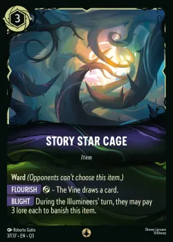 Story Star Cage #37 · Disney Lorcana