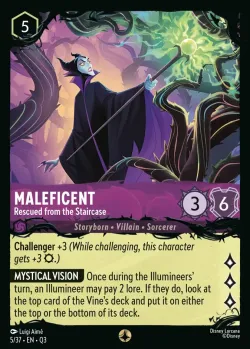 Maleficent - Rescued from the Staircase #5 · Disney Lorcana