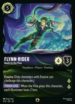 Flynn Rider - Made by the Vine #9 · Disney Lorcana