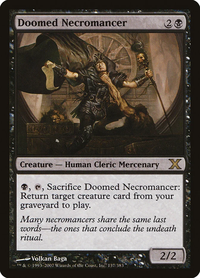 Doomed Necromancer 「10E/137」「EN」