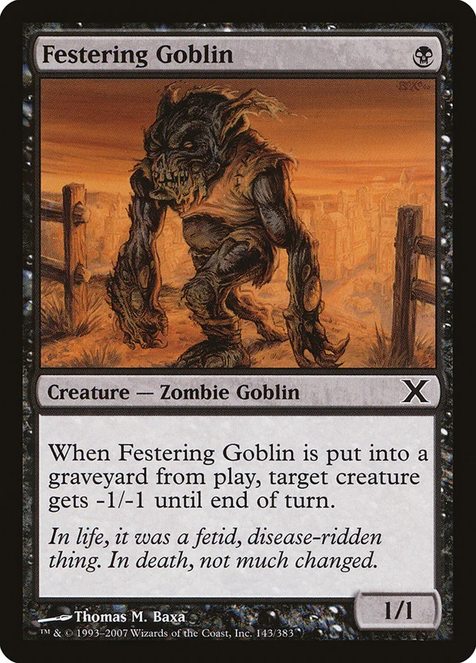 Festering Goblin 「10E/143」「EN」