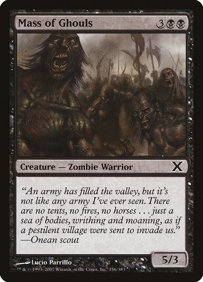 Mass of Ghouls 「10E/156」「EN」
