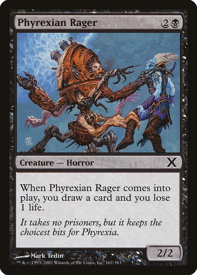 Phyrexian Rager 「10E/167」「EN」