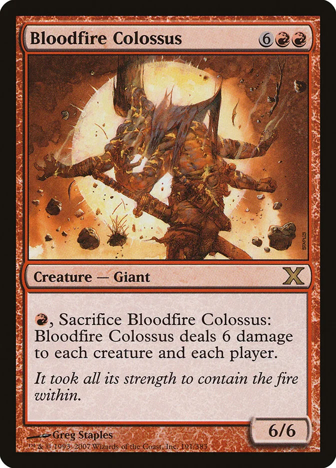 Bloodfire Colossus 「10E/191」「EN」