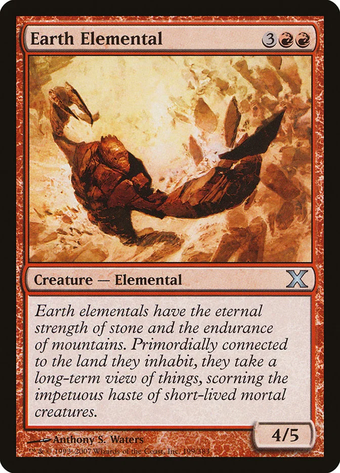 Earth Elemental 「10E/199」「EN」