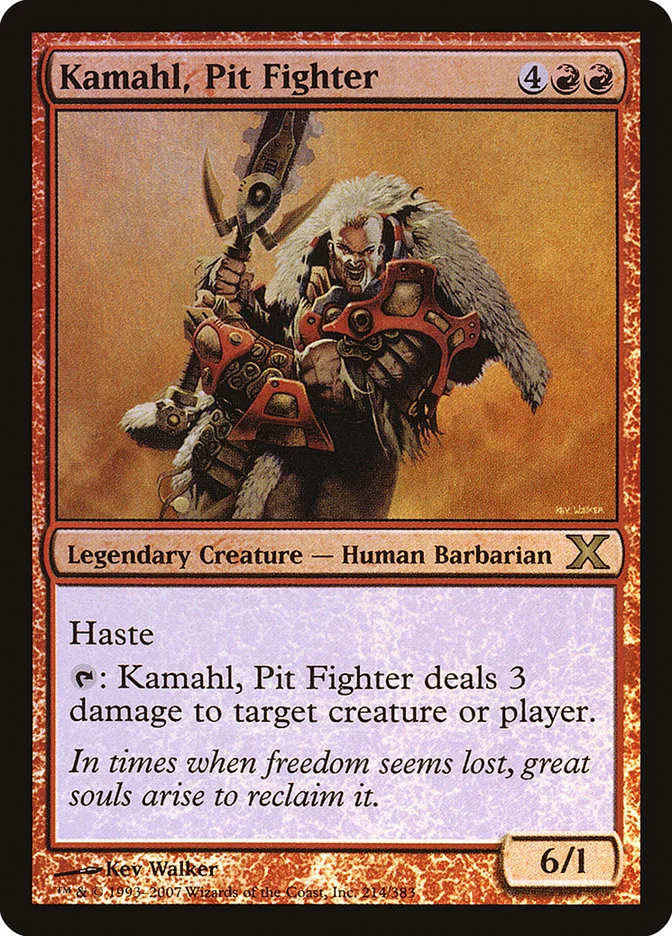 Kamahl, Pit Fighter 「10E/214★」「EN」