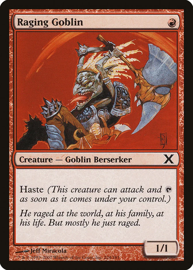 Raging Goblin 「10E/224」「EN」