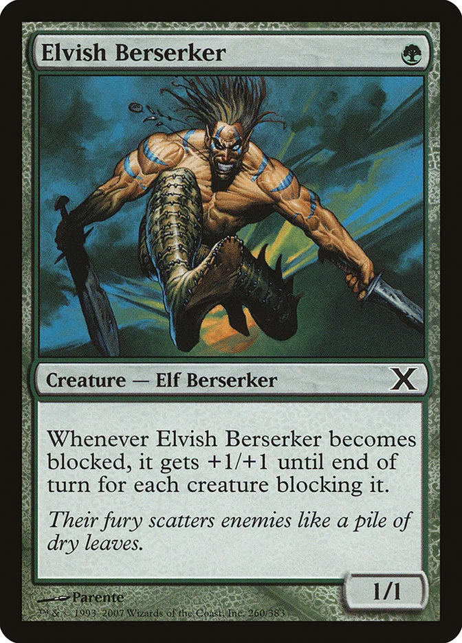 Elvish Berserker 「10E/260」「EN」