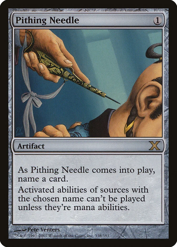 Pithing Needle 「10E/338」「EN」