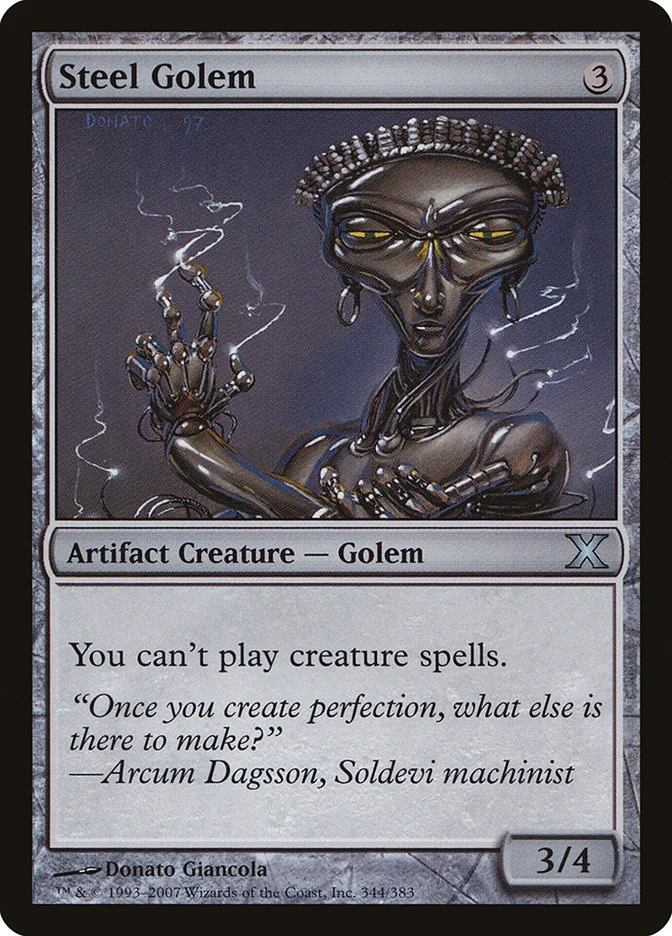 Steel Golem 「10E/344」「EN」