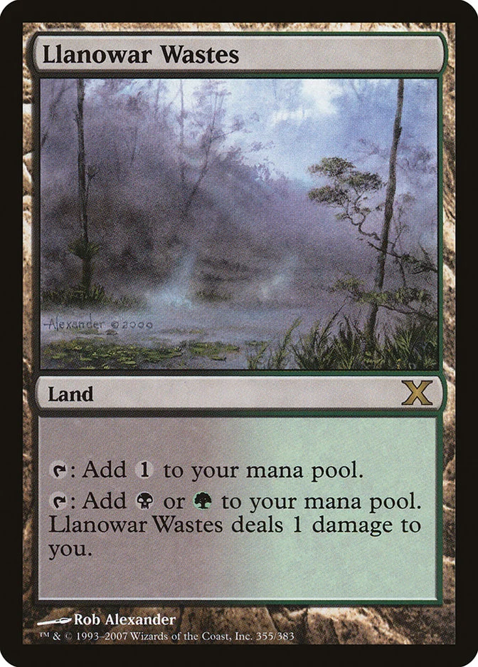 Llanowar Wastes 「10E/355」「EN」