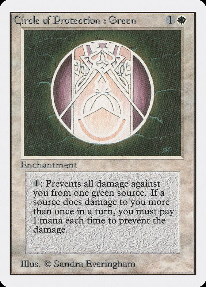 Circle of Protection: Green 「2ED/12」「EN」