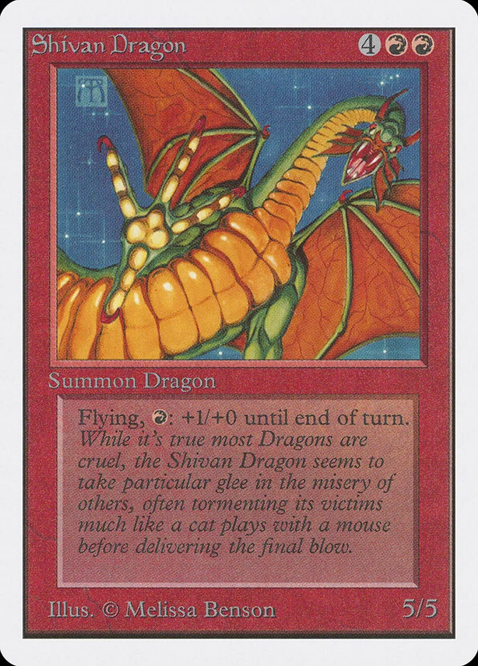 Shivan Dragon 「2ED/175」「EN」