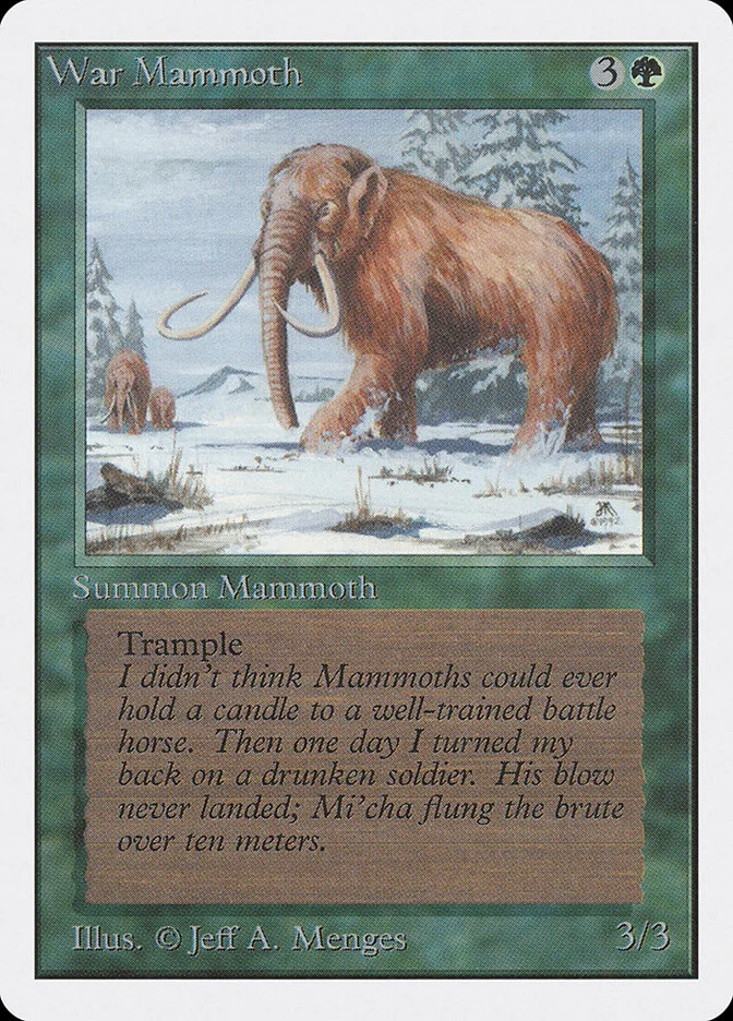 War Mammoth 「2ED/228」「EN」
