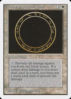 Circle of Protection: Black #10 · Magic: The Gathering