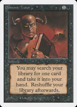 Demonic Tutor #105 · Magic: The Gathering