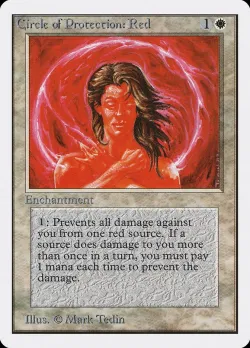 Circle of Protection: Red #13 · Magic: The Gathering