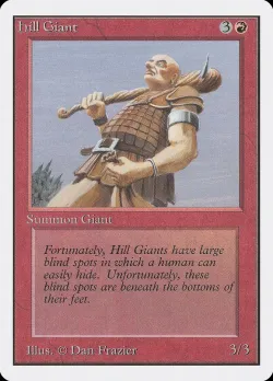 Hill Giant #158 · Magic: The Gathering