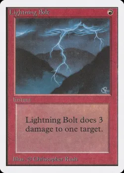 Lightning Bolt #162 · Magic: The Gathering