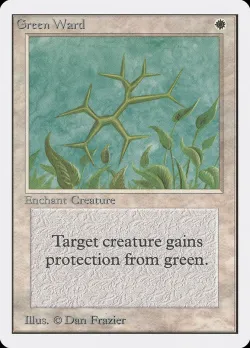Green Ward #21 · Magic: The Gathering
