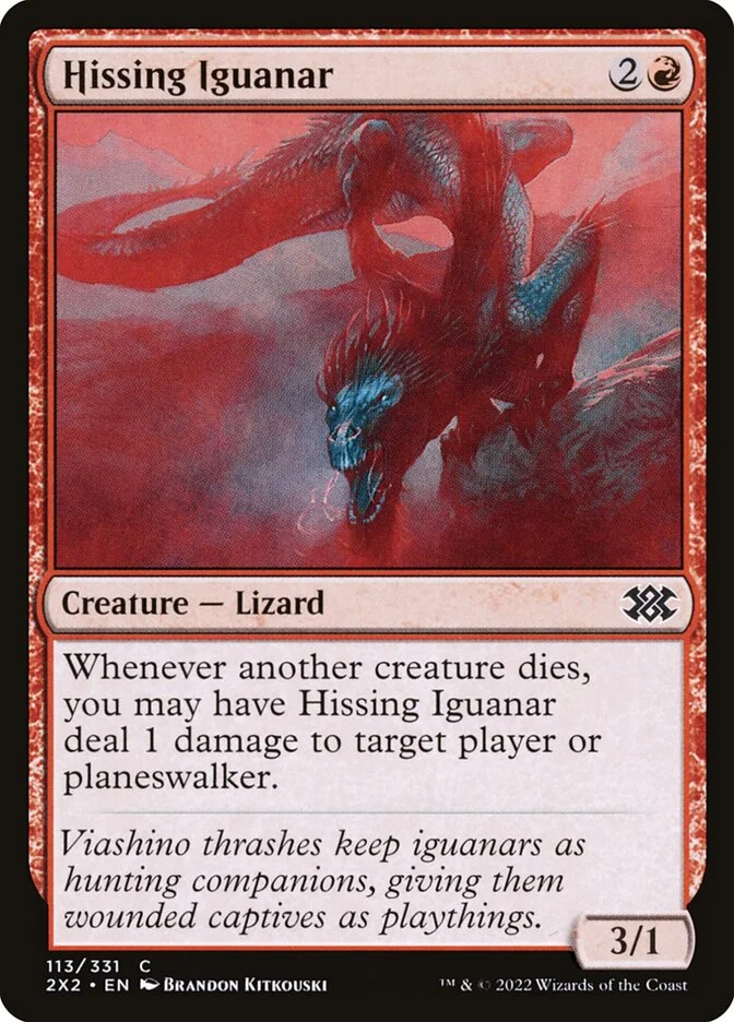 Hissing Iguanar 「2X2/113」「EN」