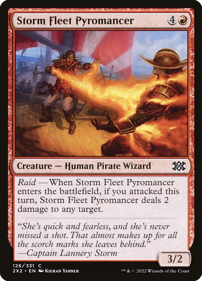 Storm Fleet Pyromancer 「2X2/126」「EN」