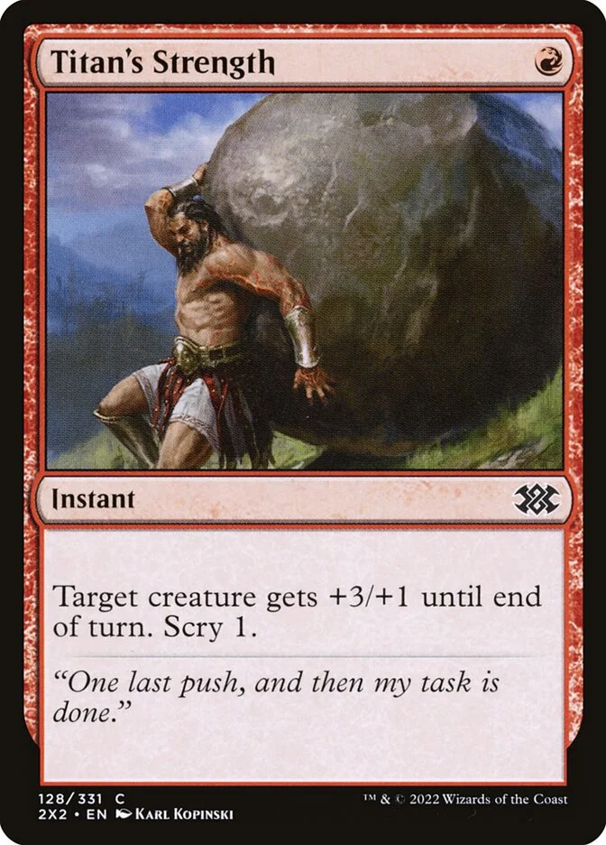 Titan's Strength 「2X2/128」「EN」