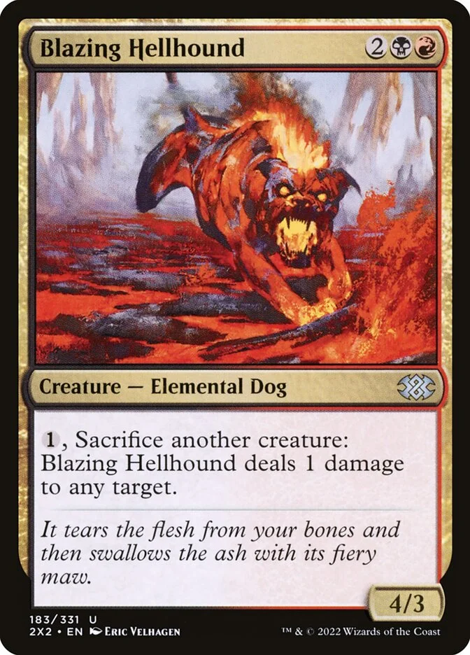 Blazing Hellhound 「2X2/183」「EN」